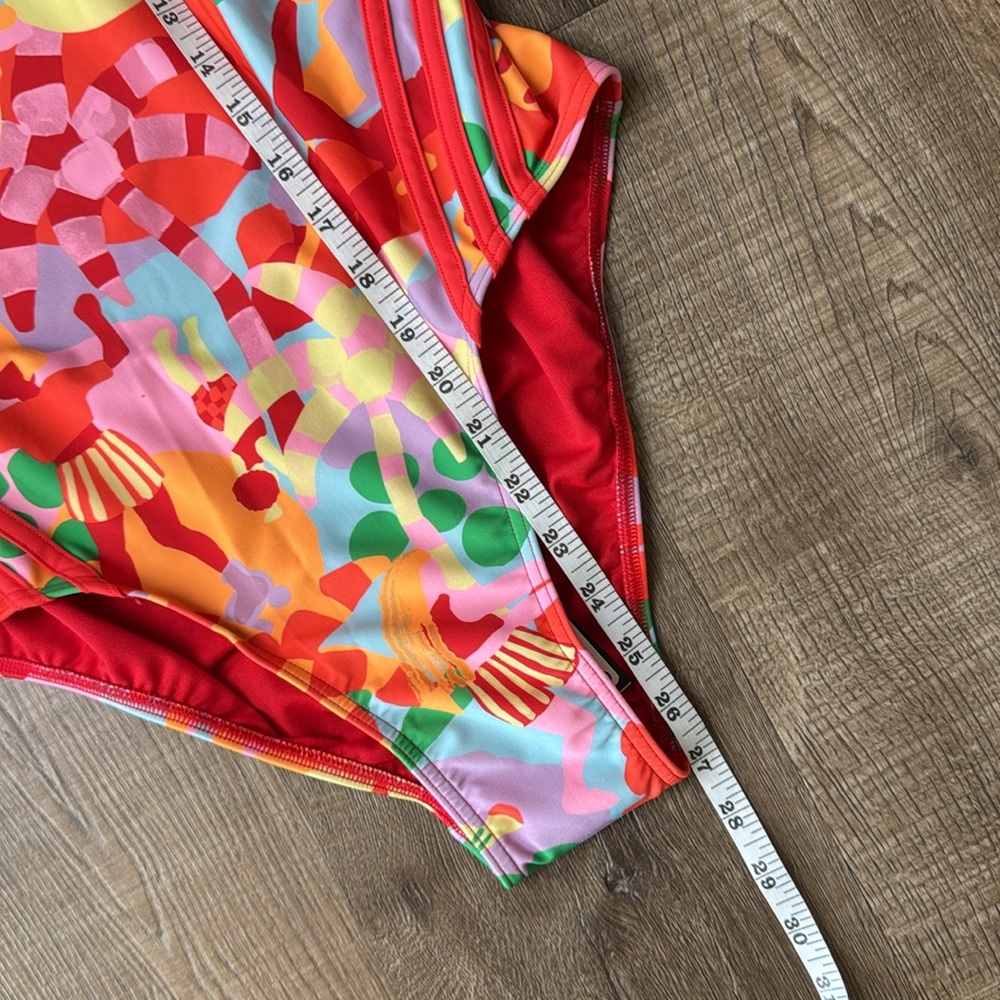 FARM Rio Colorful Abstract One Piece Swimsuit - Picture 6 of 11
